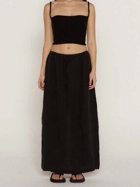 Boheme Linen Skirt